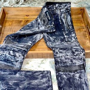 Balmain Motorcycle Jeans